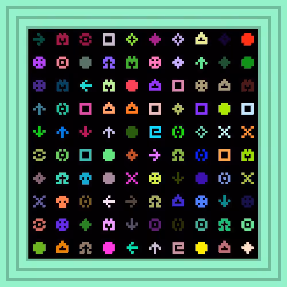 Artist living in a browser. :: Procedural Symbols #478/1000