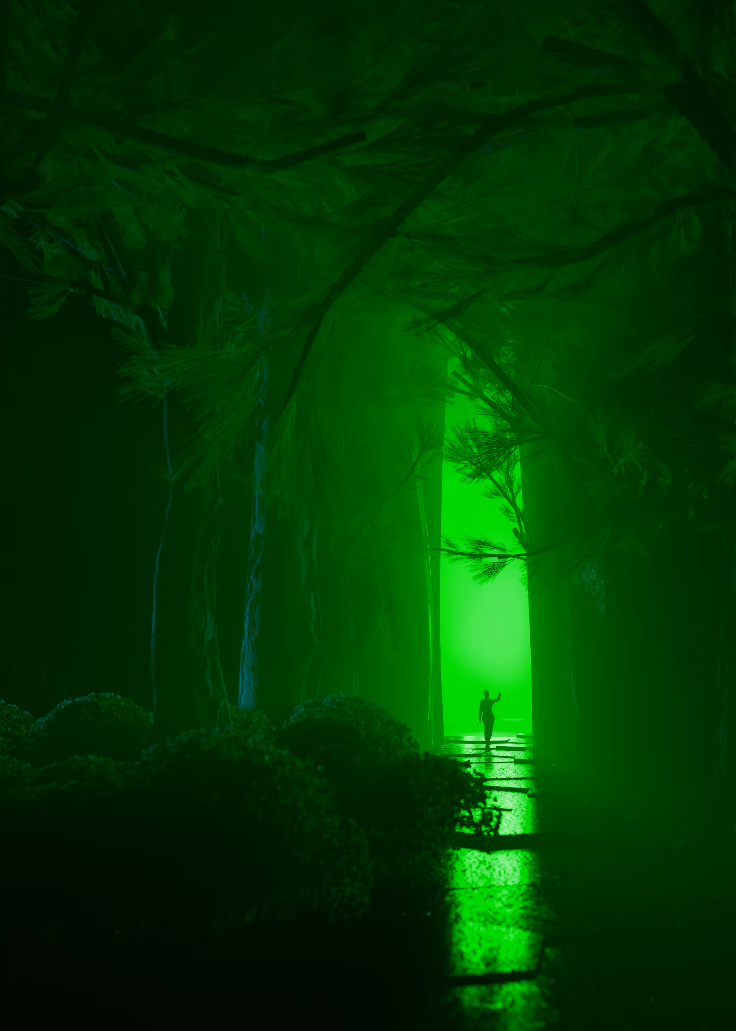Of light and darkness - the green room