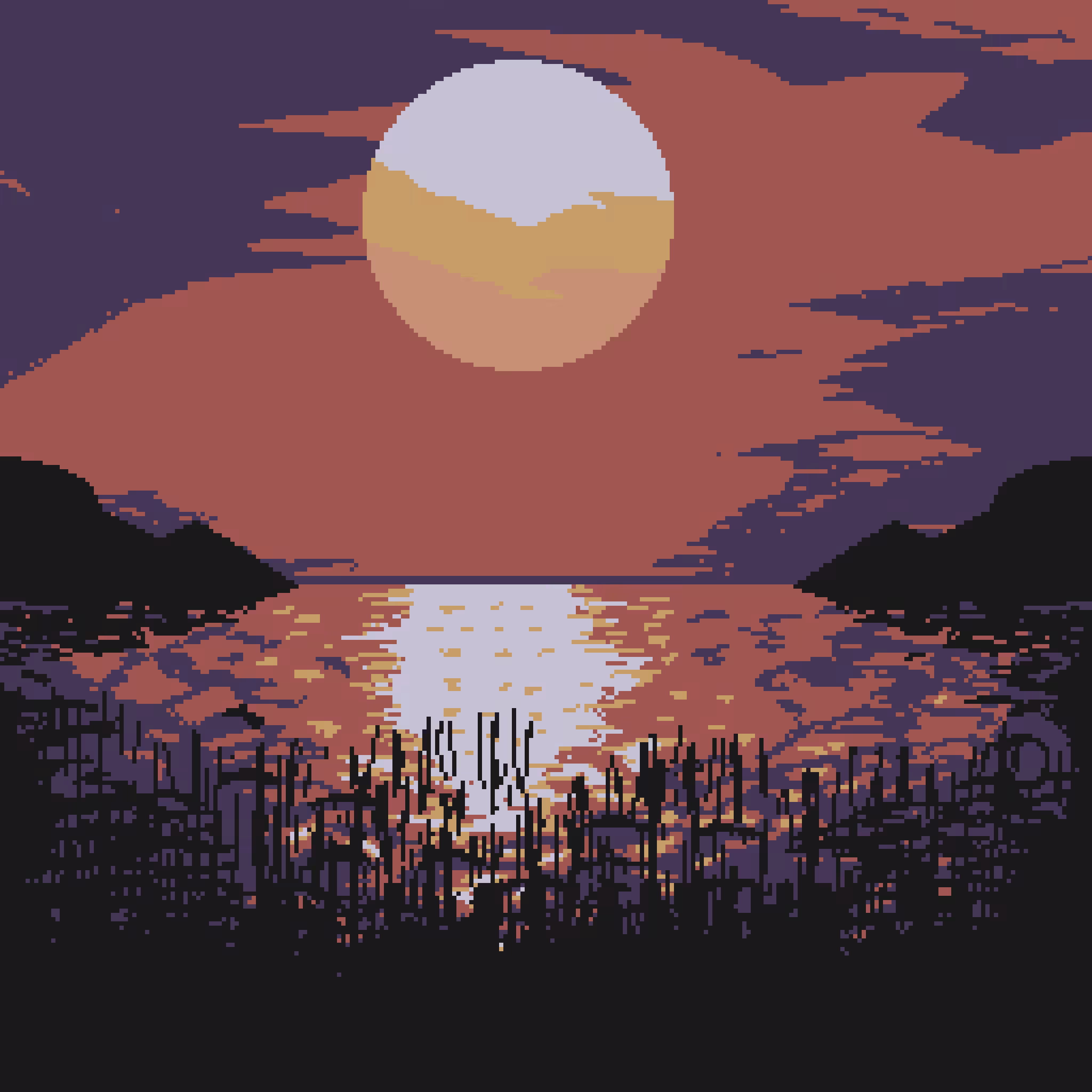 Pixel Sunset #46