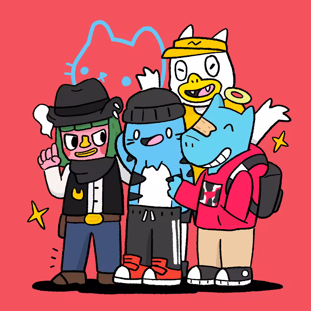 Special Artwork # New friends . 