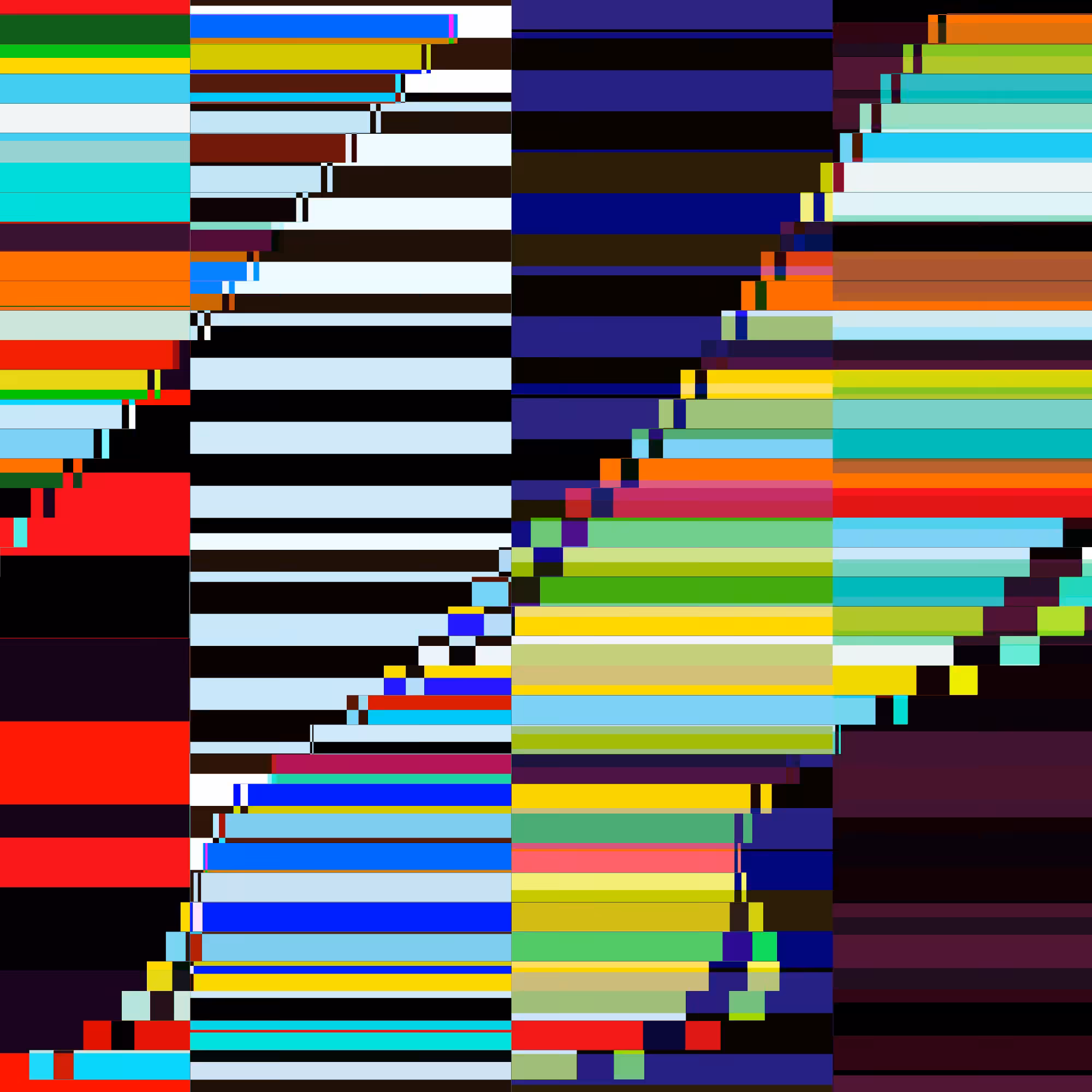Glitchometry Stripes #108