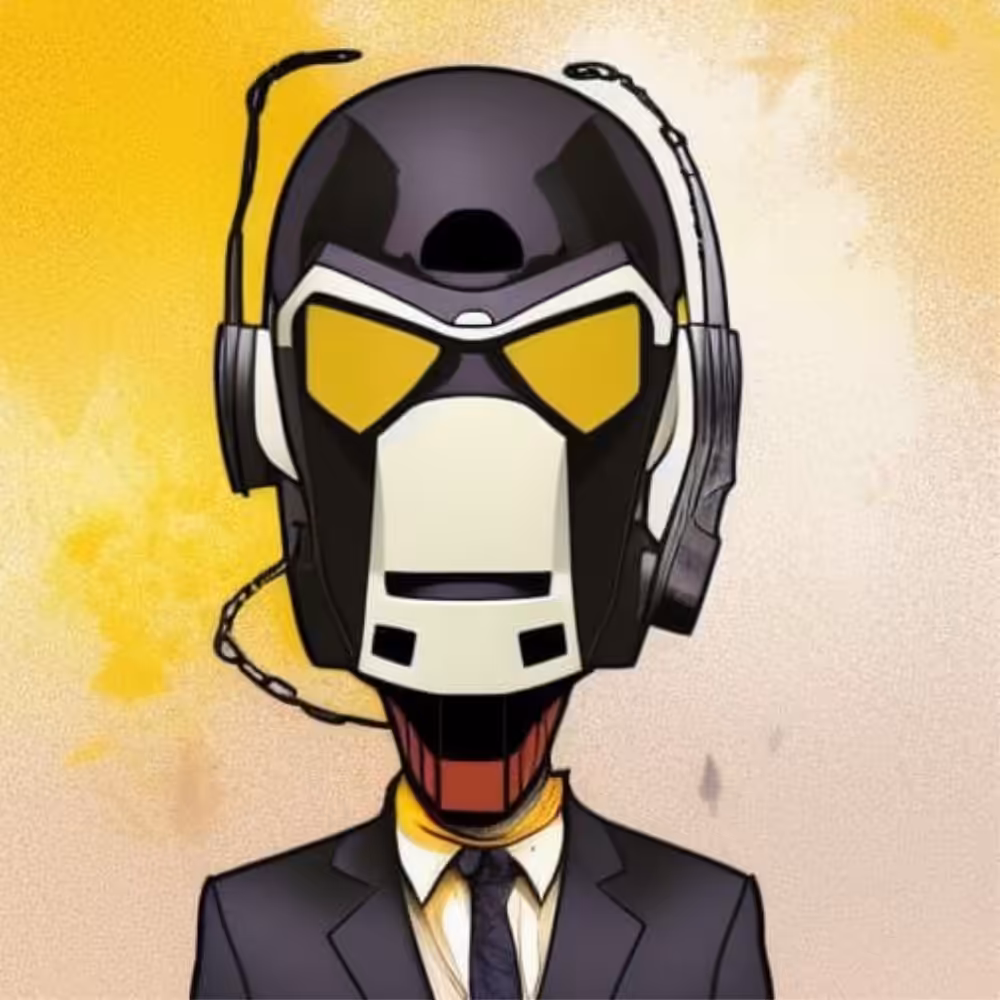 mati mask nft: Smart monkey robot#R71