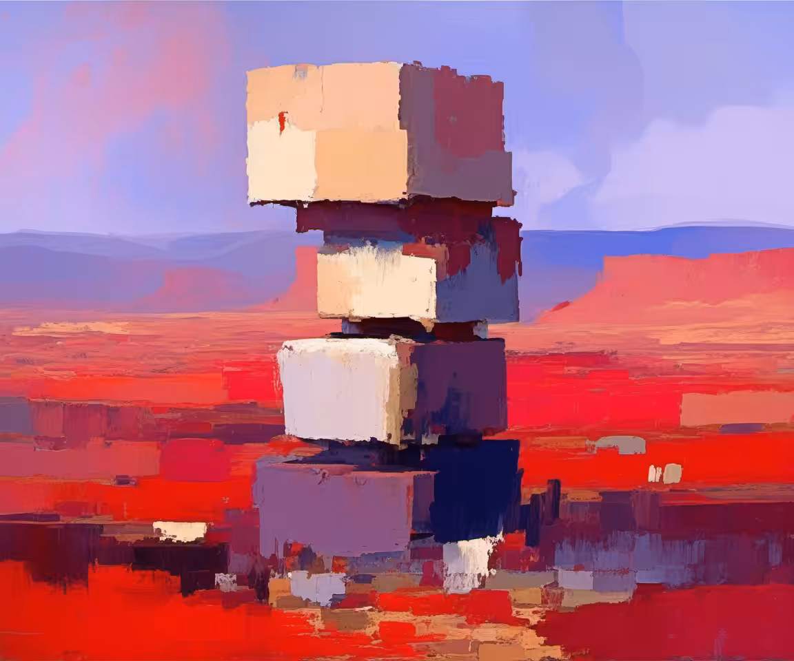 Painted Slabs #20