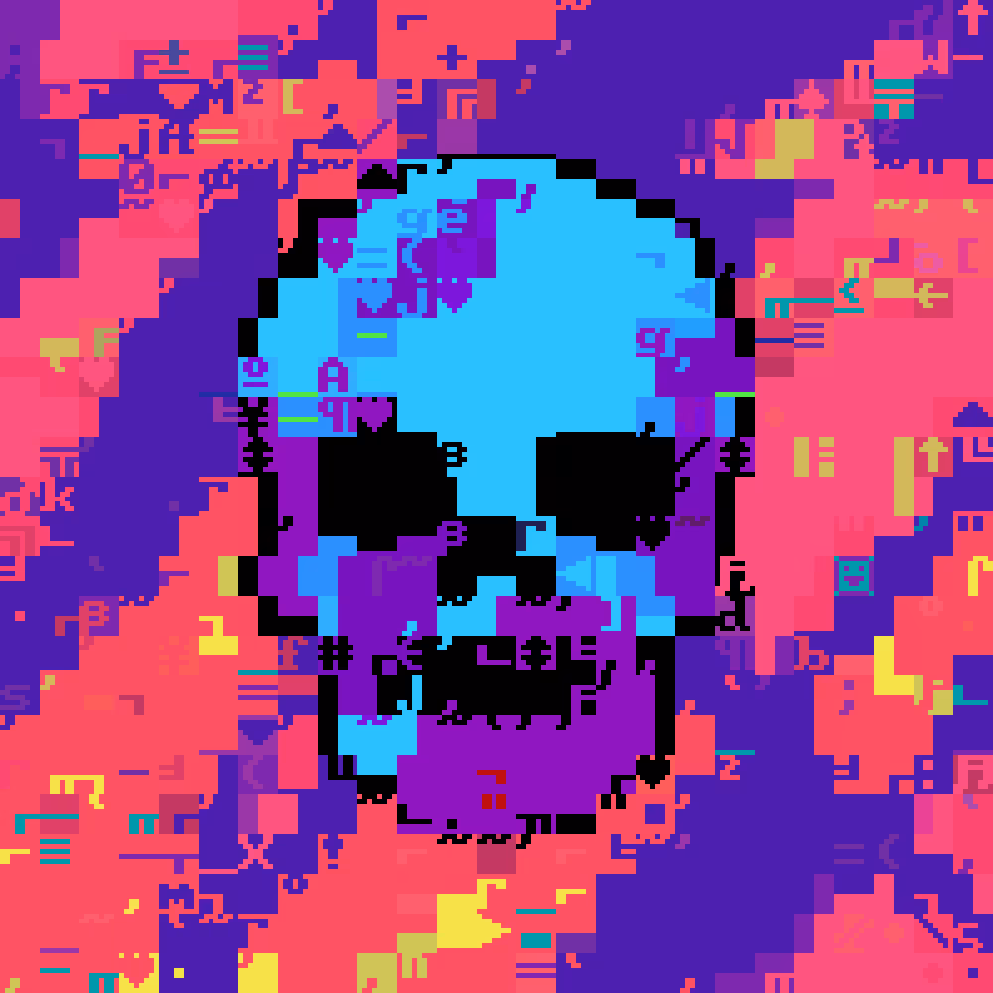 DOS Skull 0180