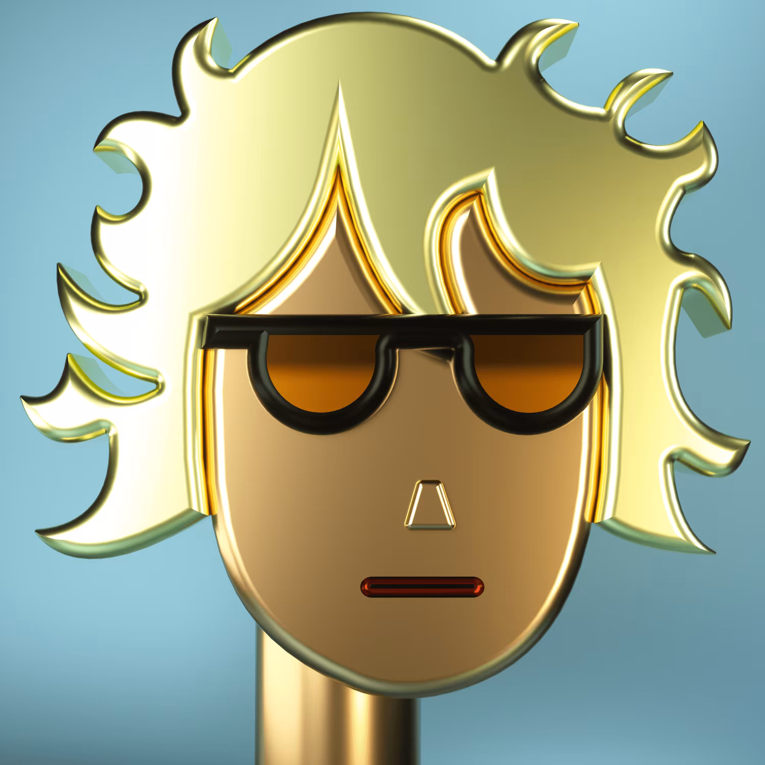 3D Chrome Punk #0443