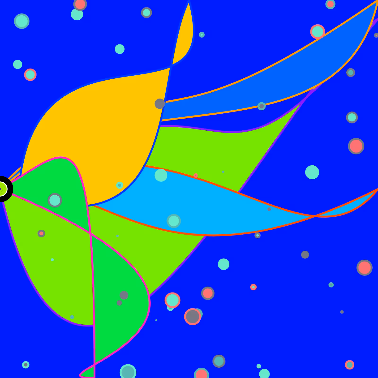 Bubbles in a Bezier Sea #11