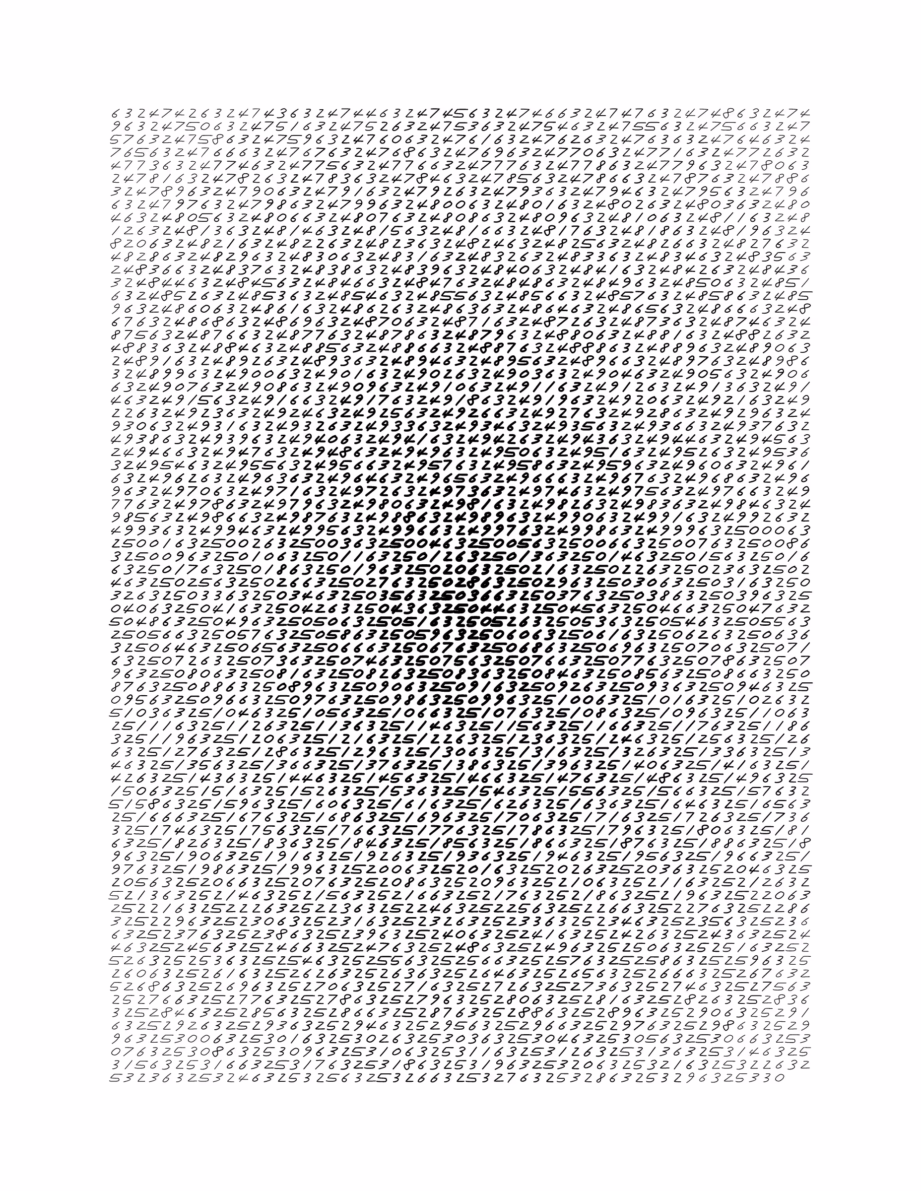 Endless (5,607,250 to Infinity) #2454