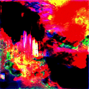 RXALITI #245 [Memelux drops unrealiti into a hexsmear, quivering through fuzzveil]
