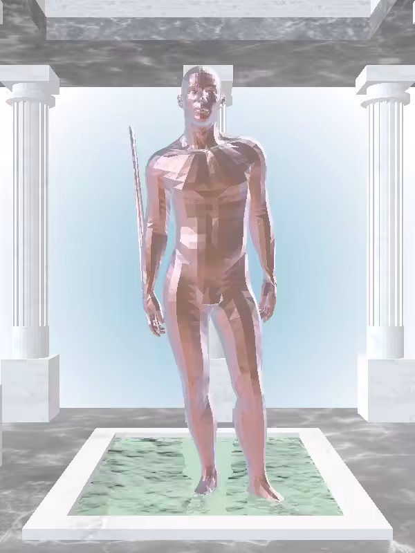 HeavenComputer: The Fragmented Excited Rosy Shimmer Man #6606