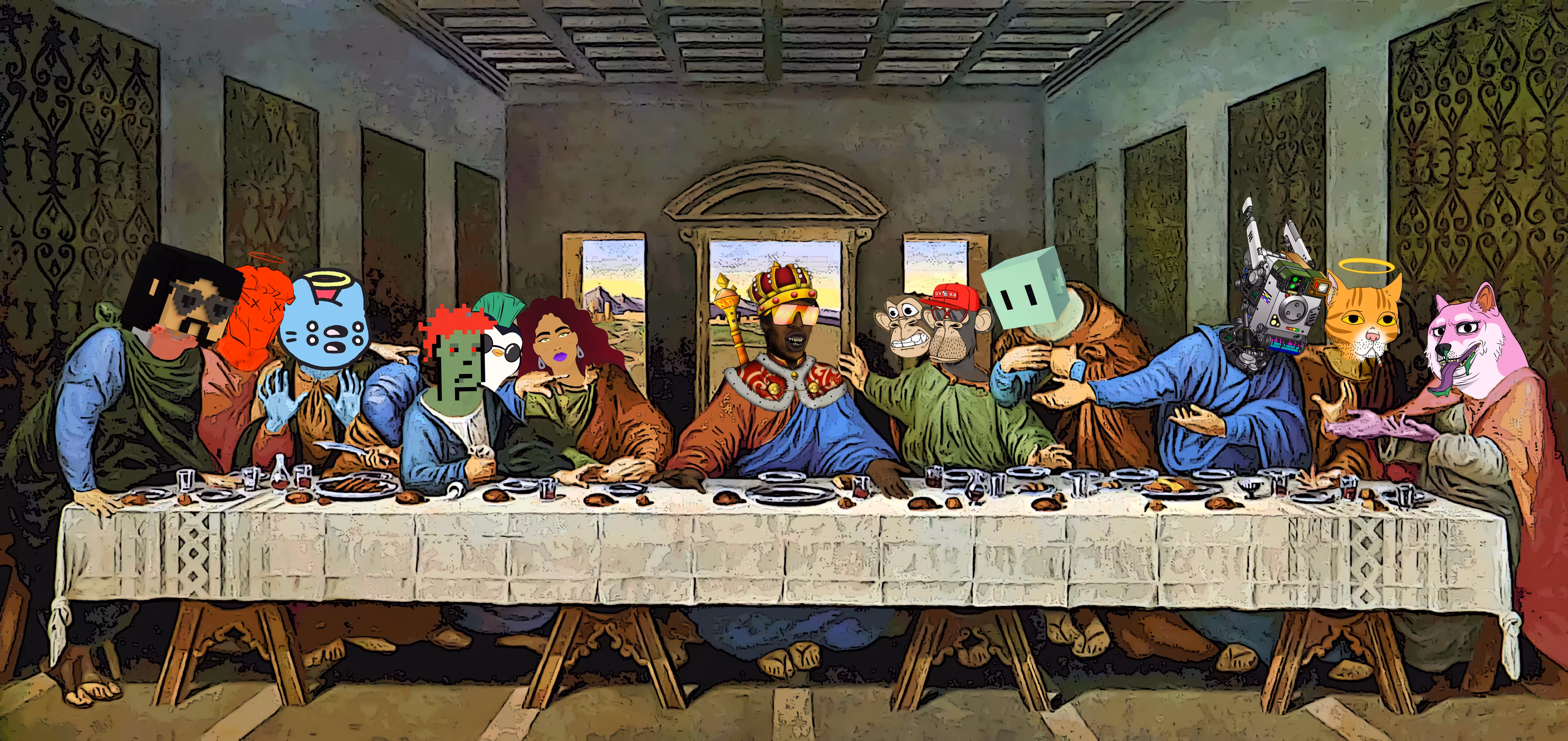 The First Supper - NFTs derivative