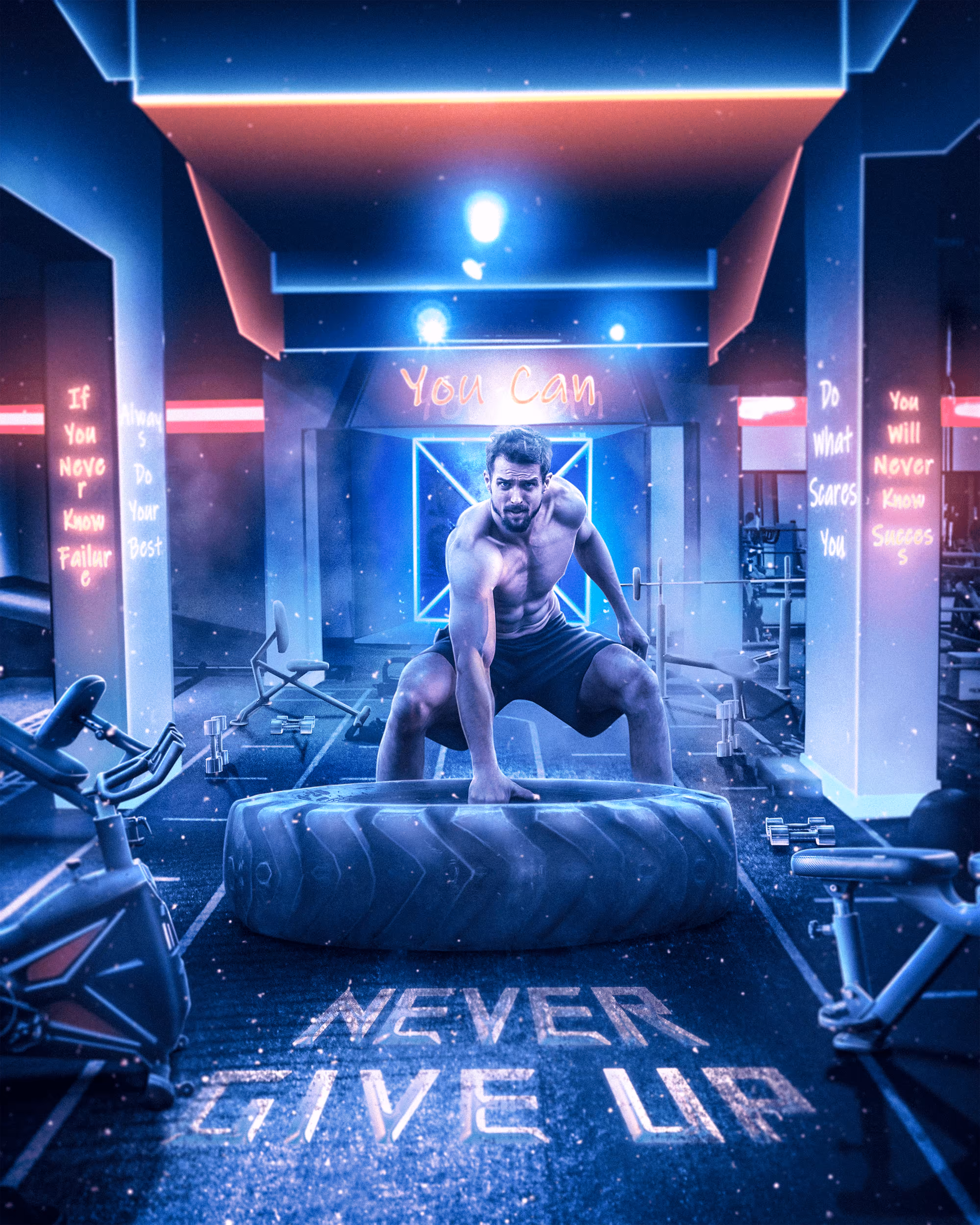 Never give up