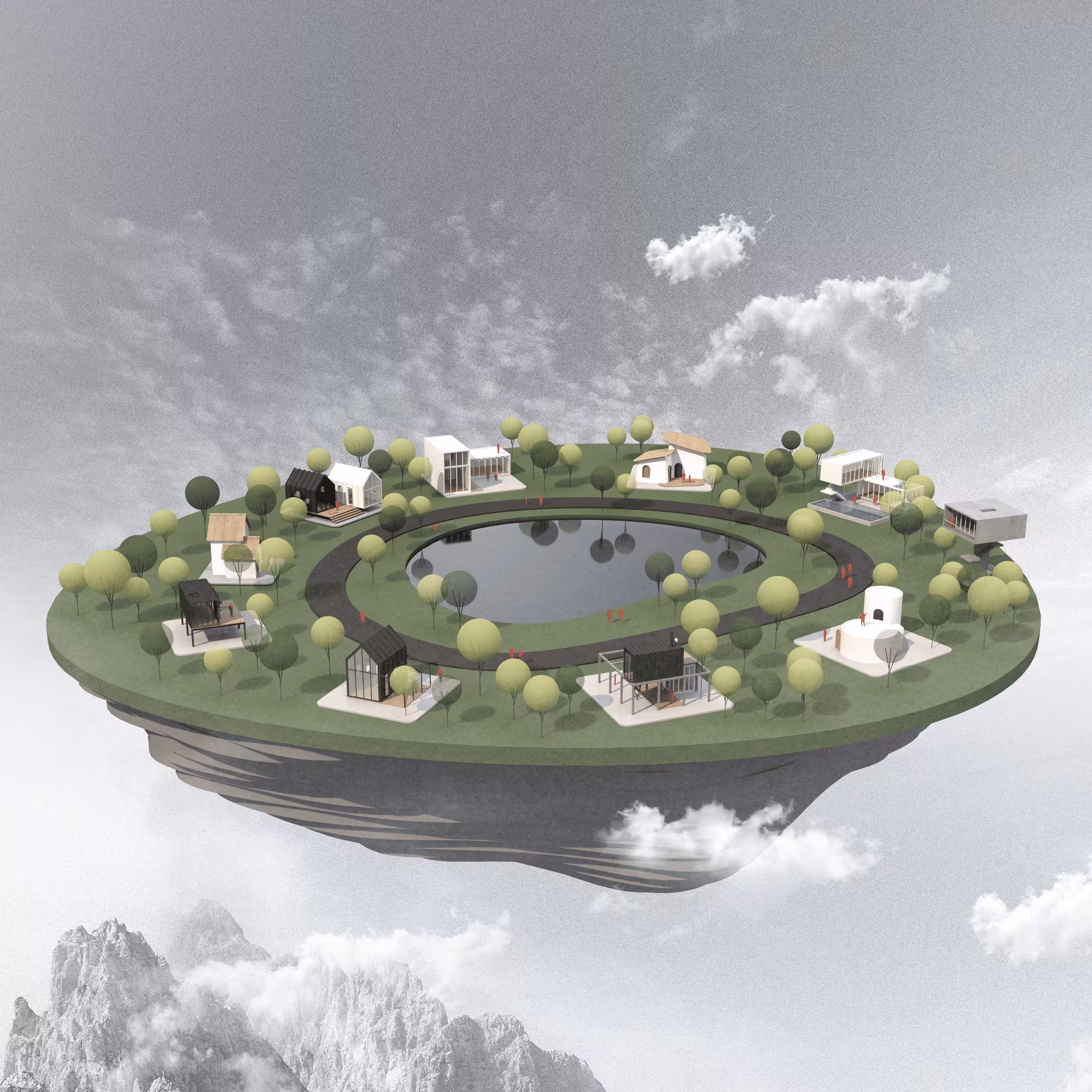 hidden yard : plot 'A (The rounded village)