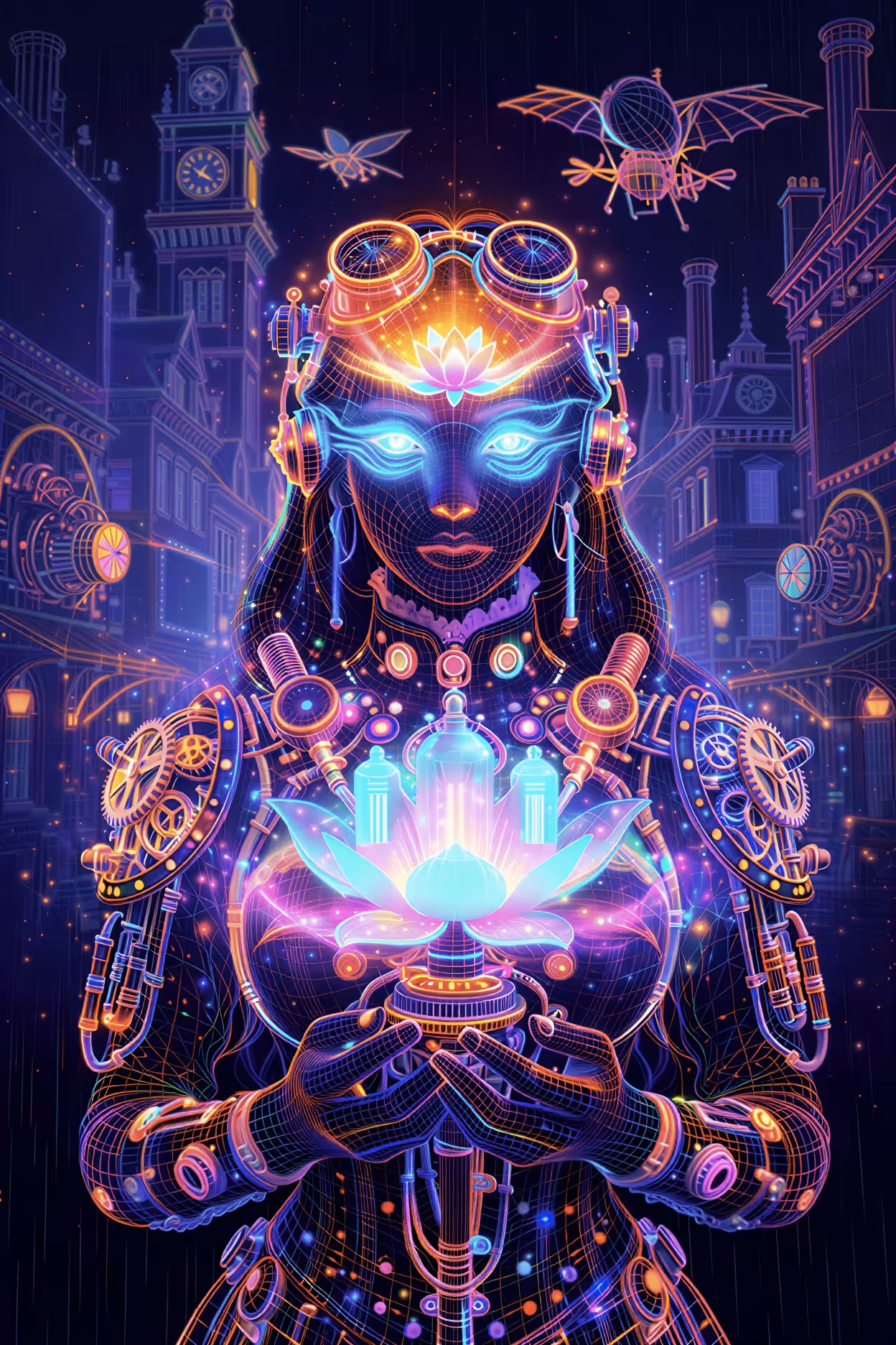 Flor do Lótus — Cybernetic Temple: Flor do Lótus III — Cybernetic Awakening
