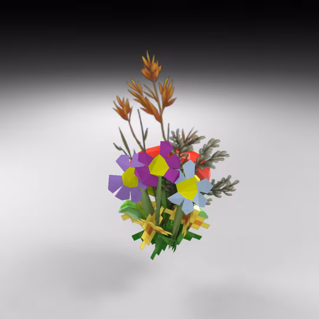 Hand-hacked Bouquet 30
