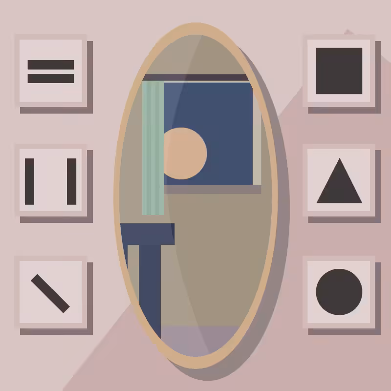 A moon in\and the mirror. #37