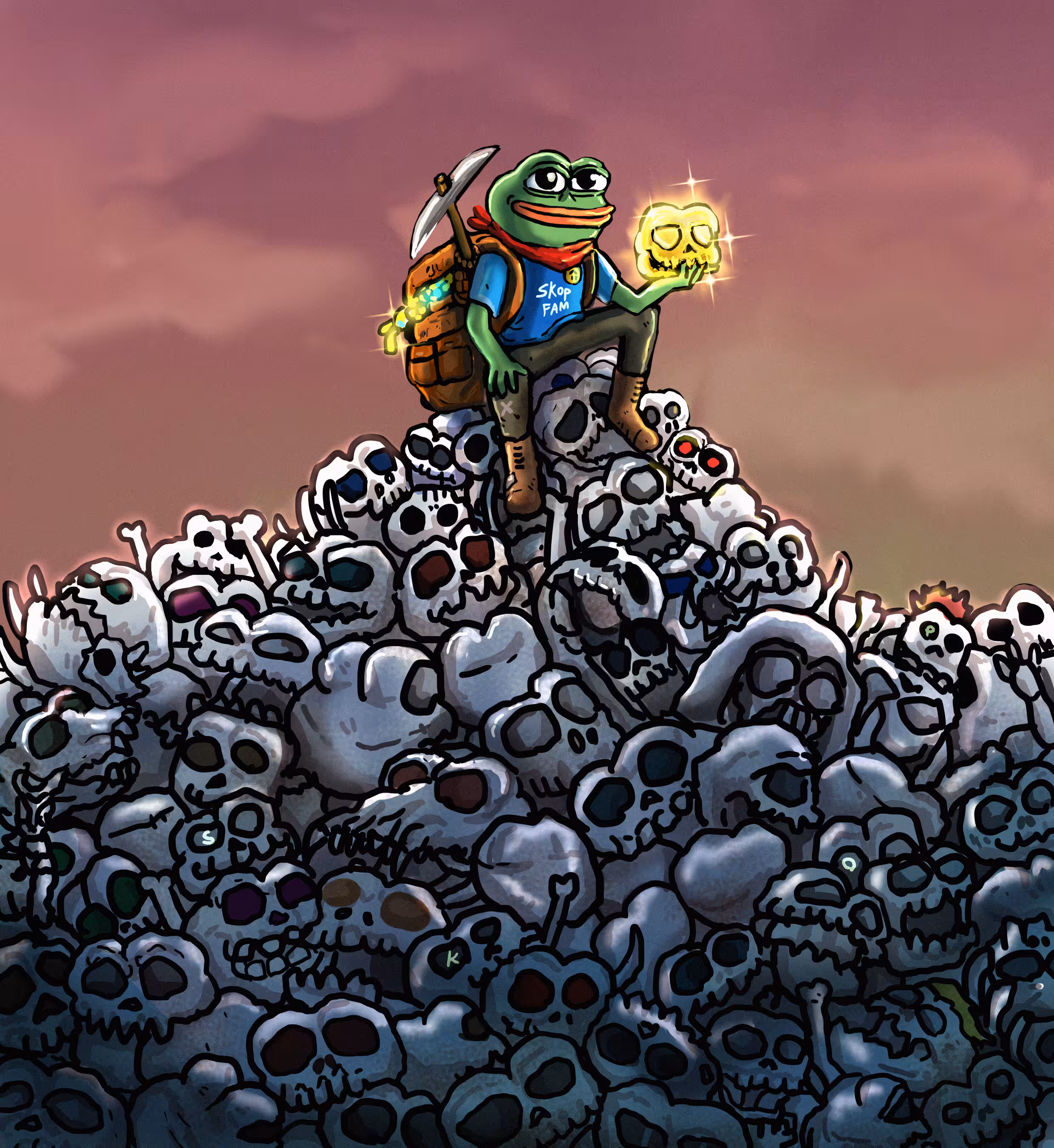 The planet of Frog 🐸: Skull Hunter 💀