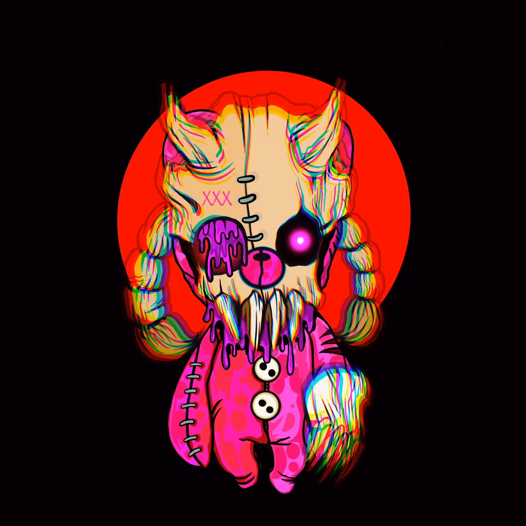 Beast dolls #xxx (Ninja Drop) (SuperRare)