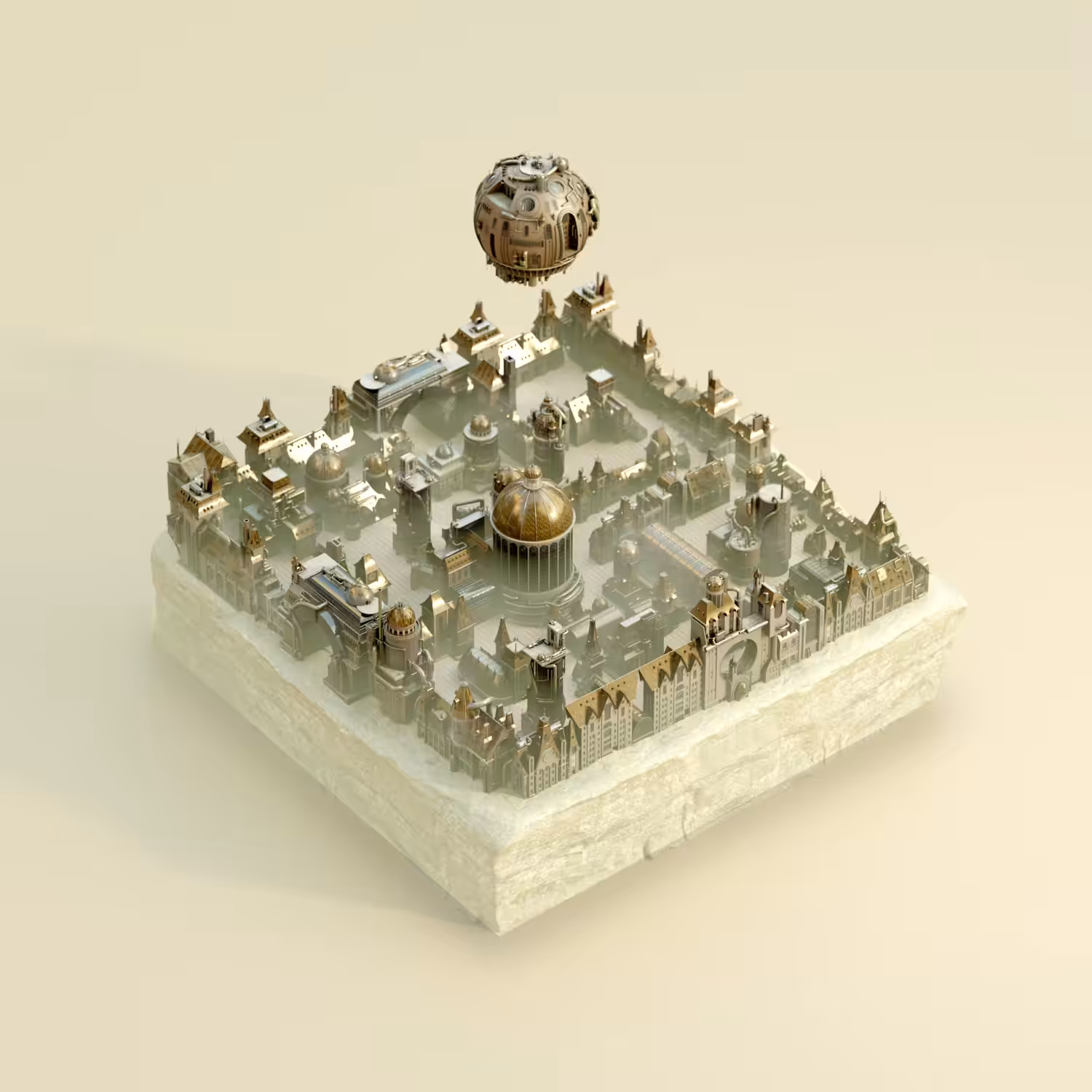 Steampunk city 