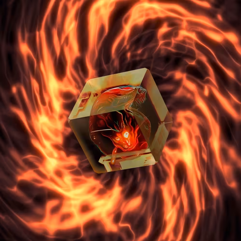 It is coming in its cube #1