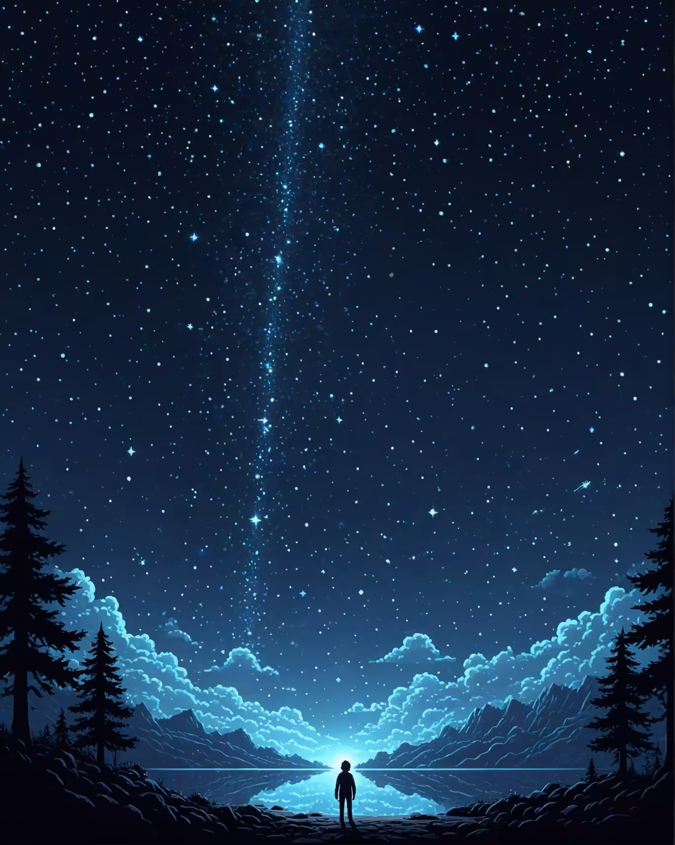 Starry reflections 