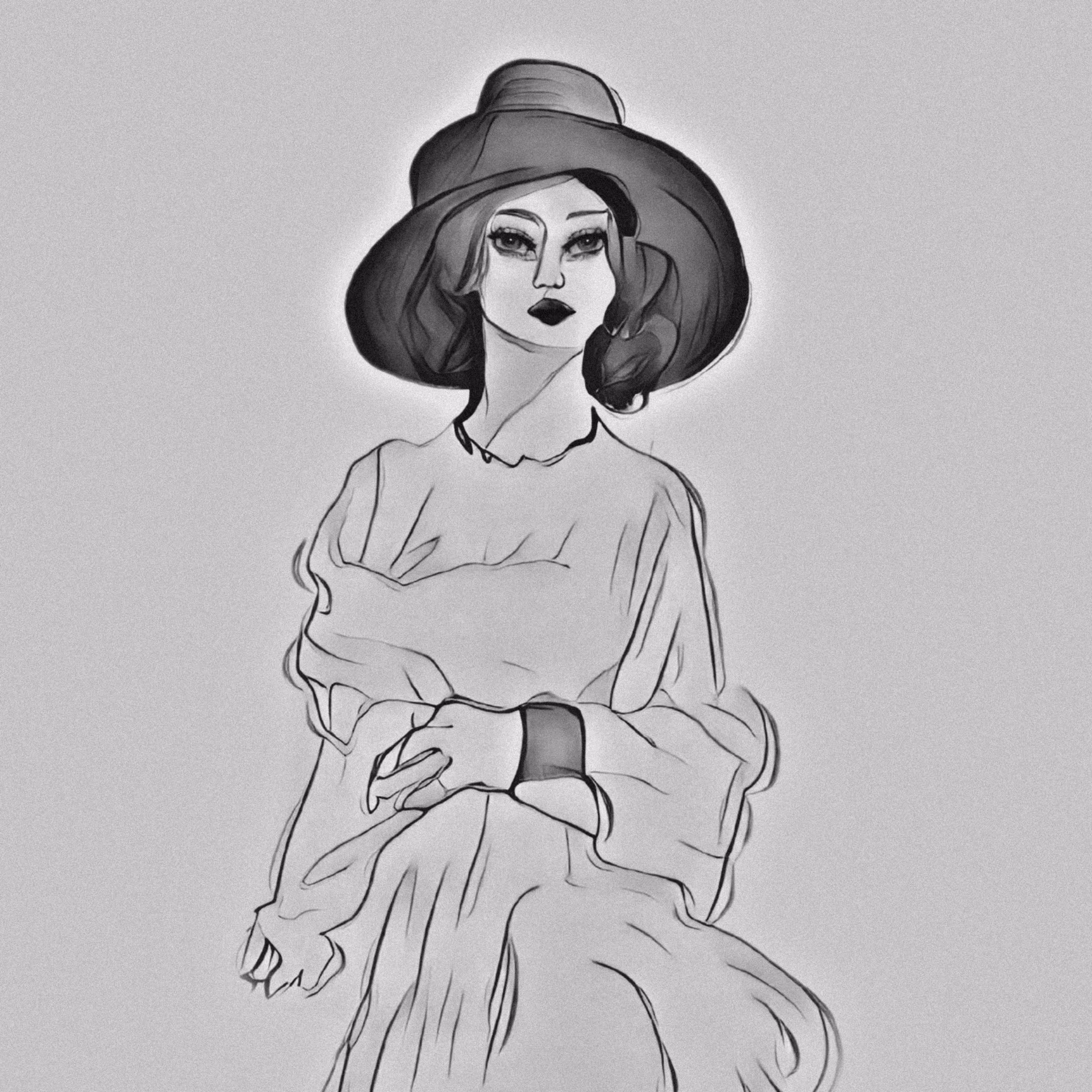 Lady In White #3