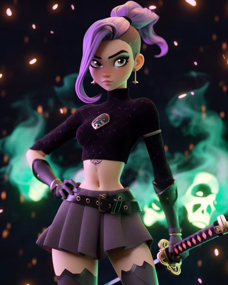 Sandra the demonic hunter