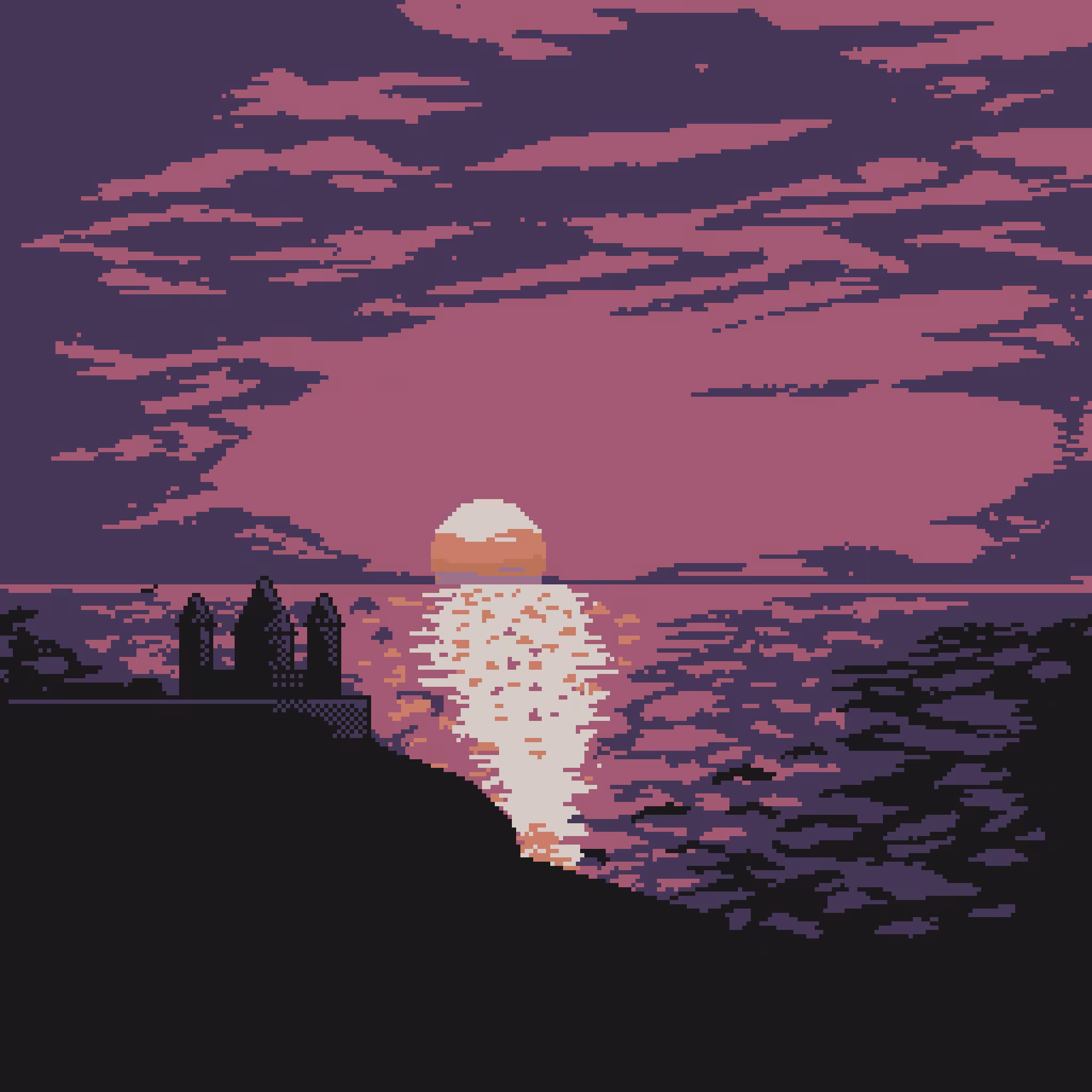 Pixel Sunset #99