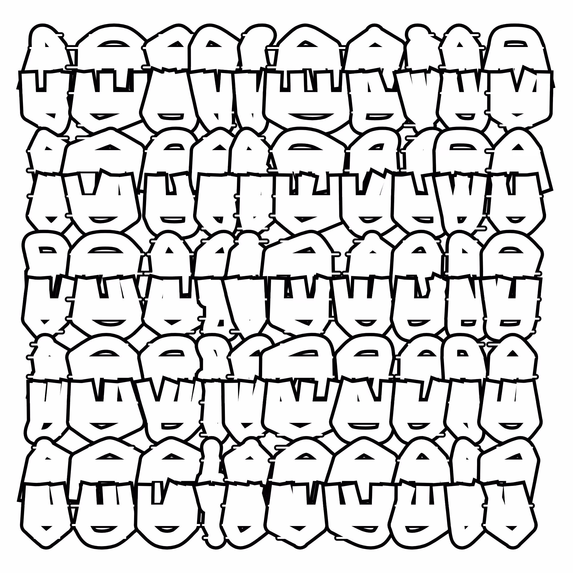 "Alphabetic ancestral signs" - (Matrix v3) - ERROR 03
