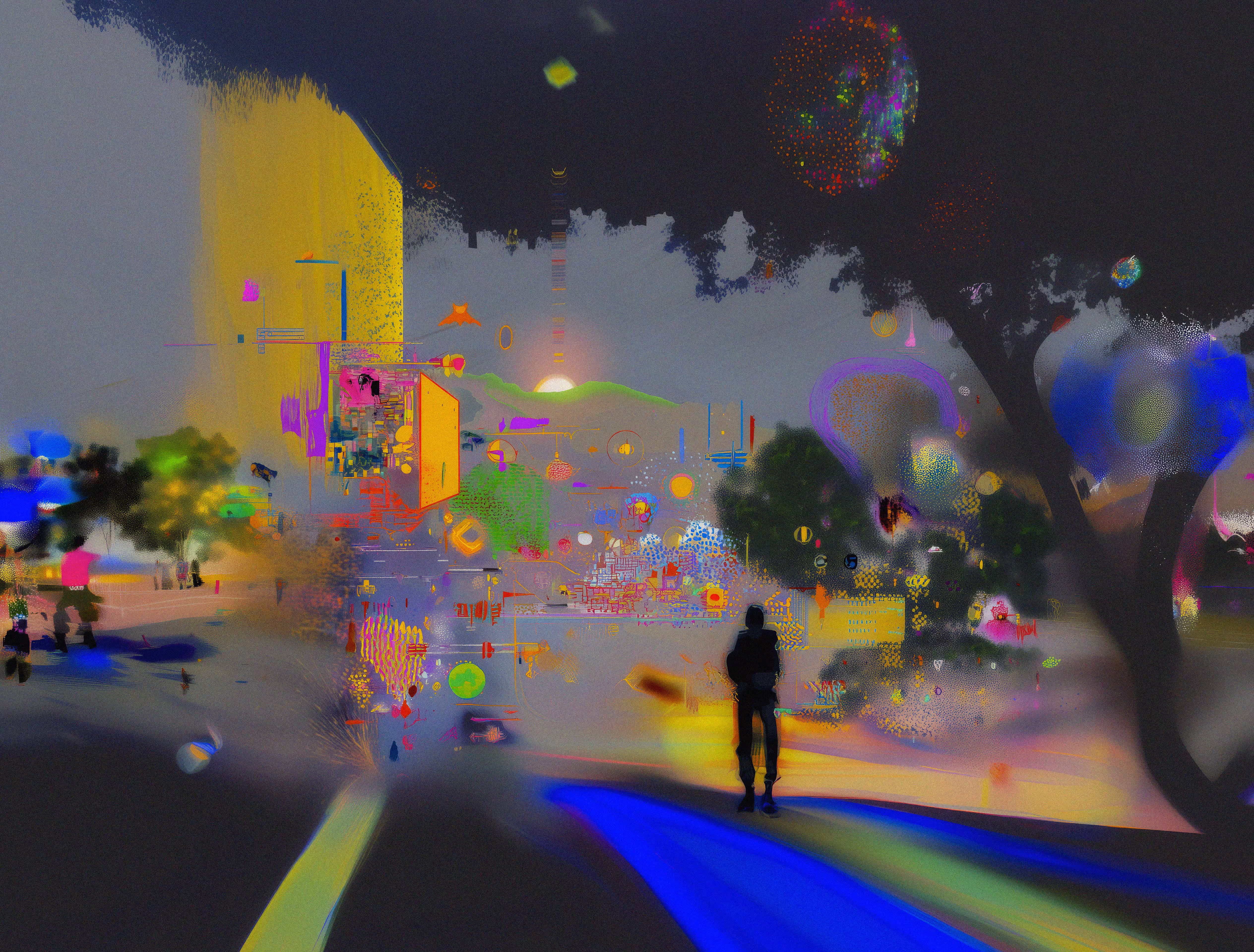 Visual Hallucinations, Dreams, and My Town