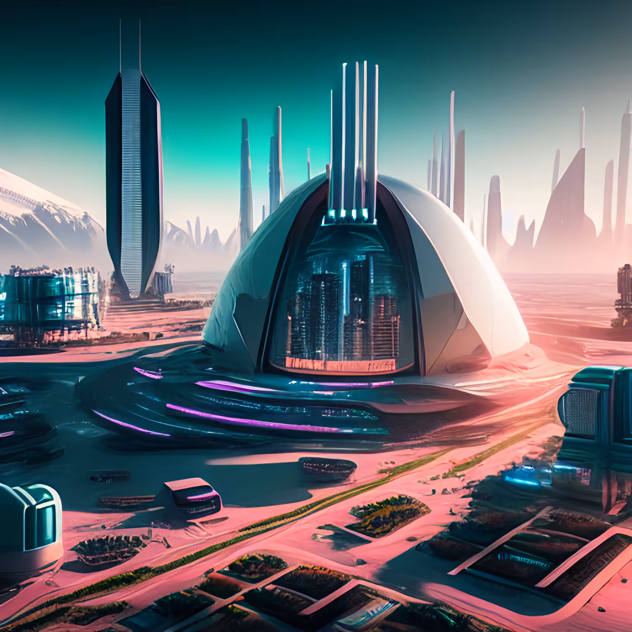 FUTURISTIC CITY #94