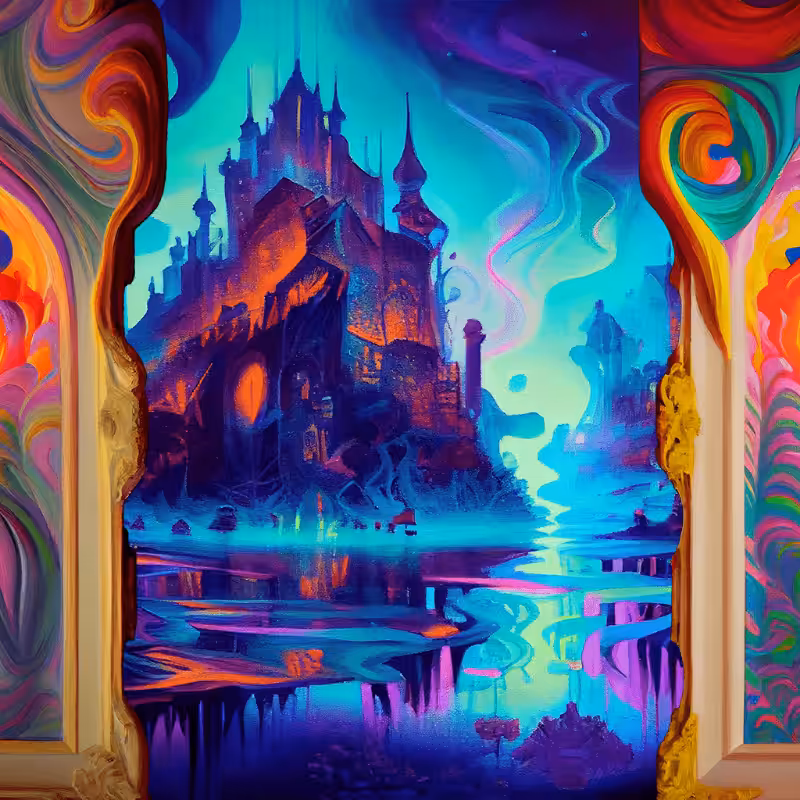 AI Psychedelic City #4