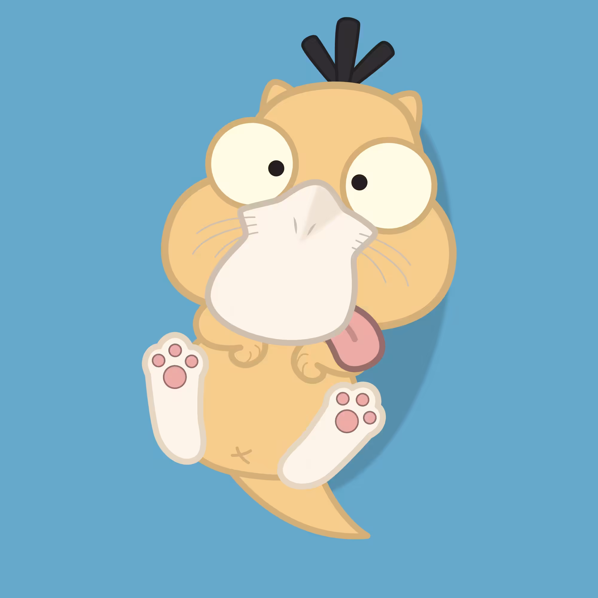 P054 --- Laying Derp Catsyduck ---