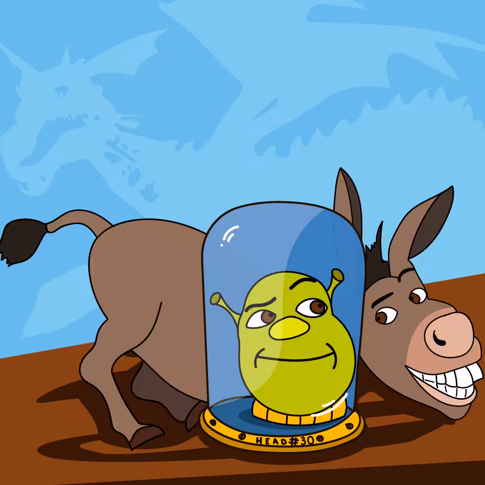 HashHead #30 Crypto Shrek