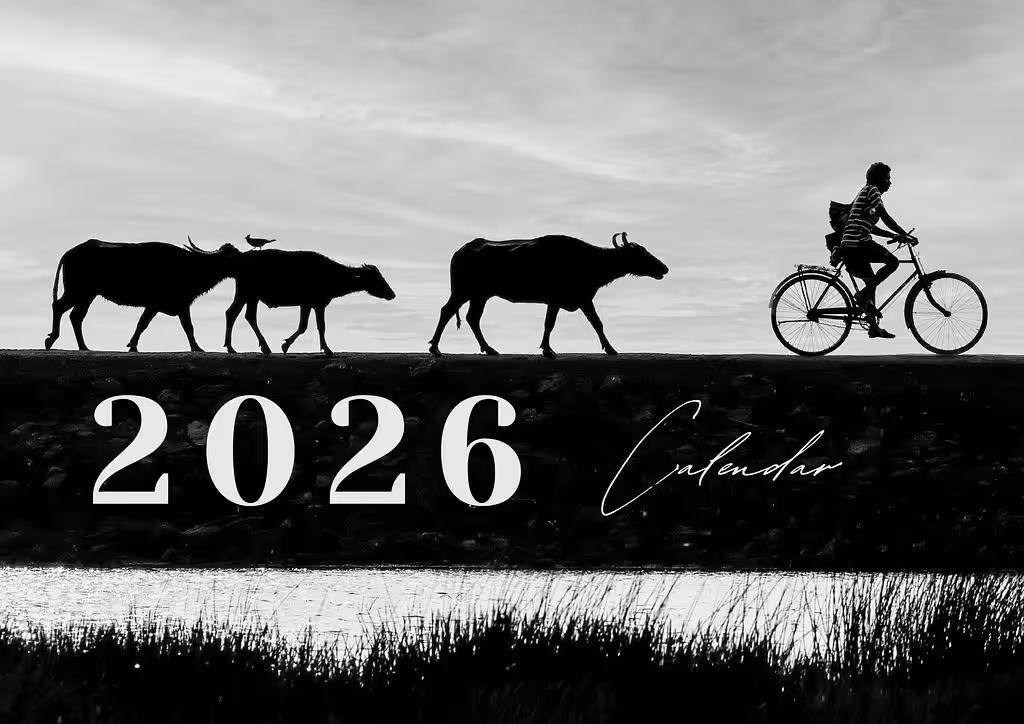Photo Calendar 2026 (B&W)