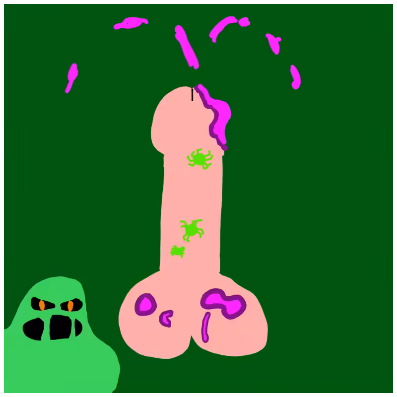 Decayed Dickgenerative Art #40