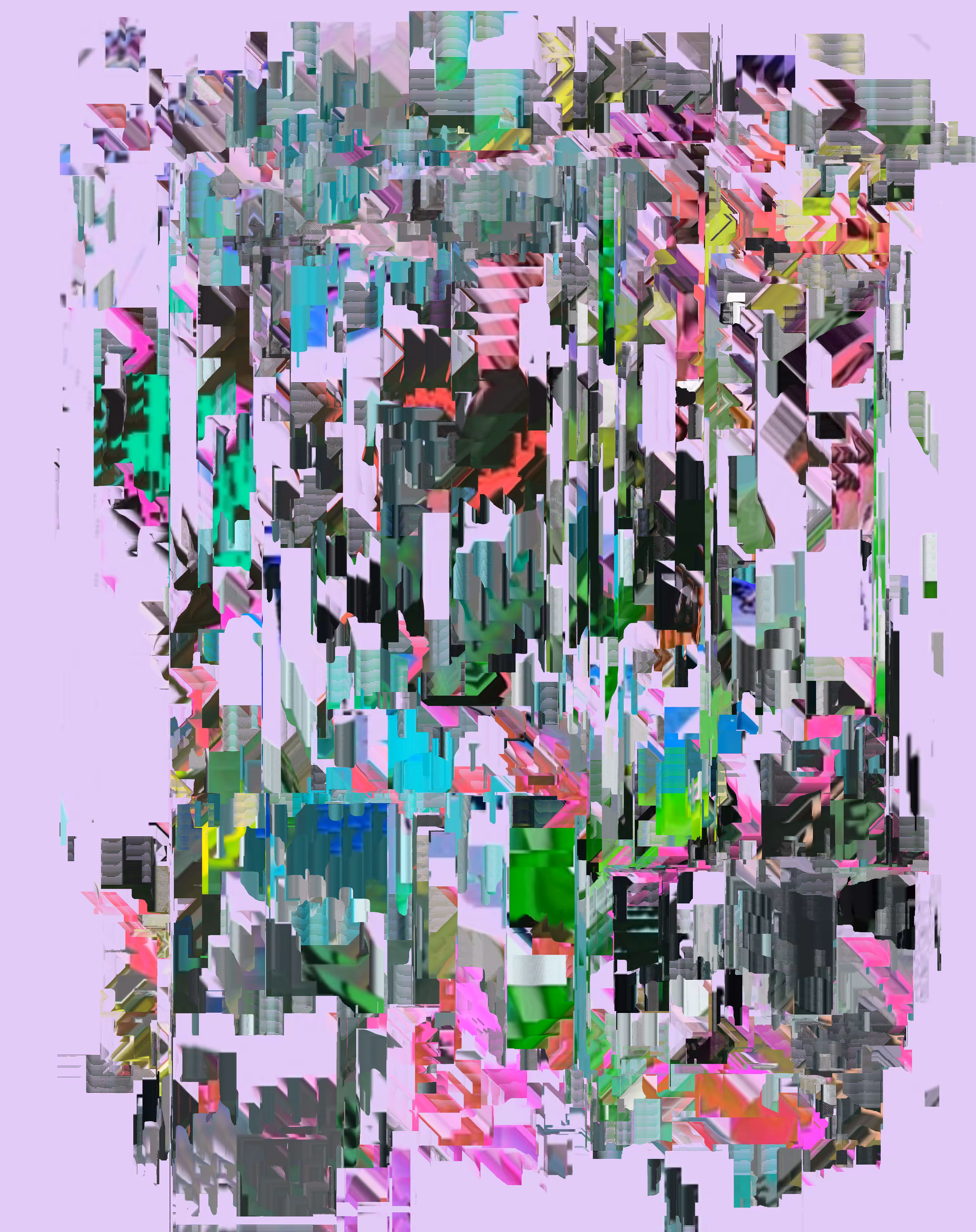Glitched Traces: How to fill a full space?