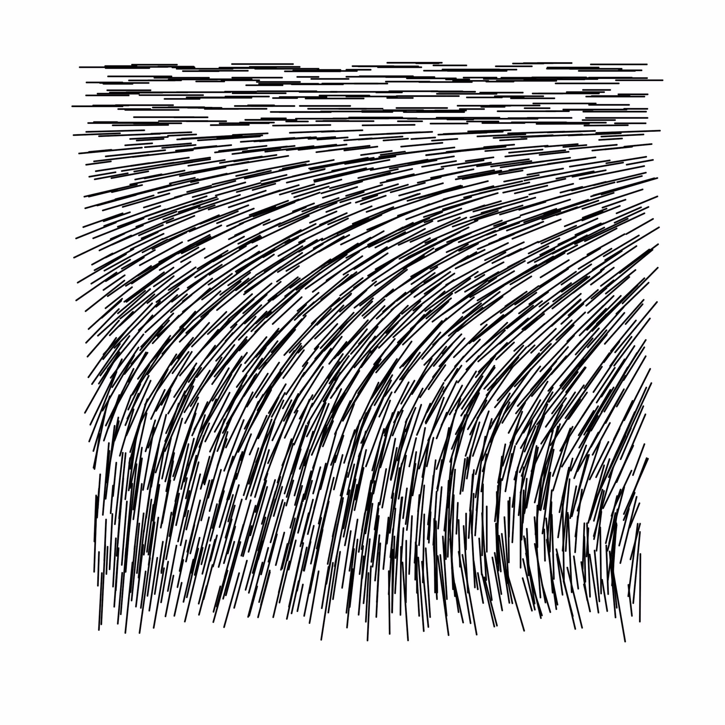 Generative Art Drawing - Hairy Clone