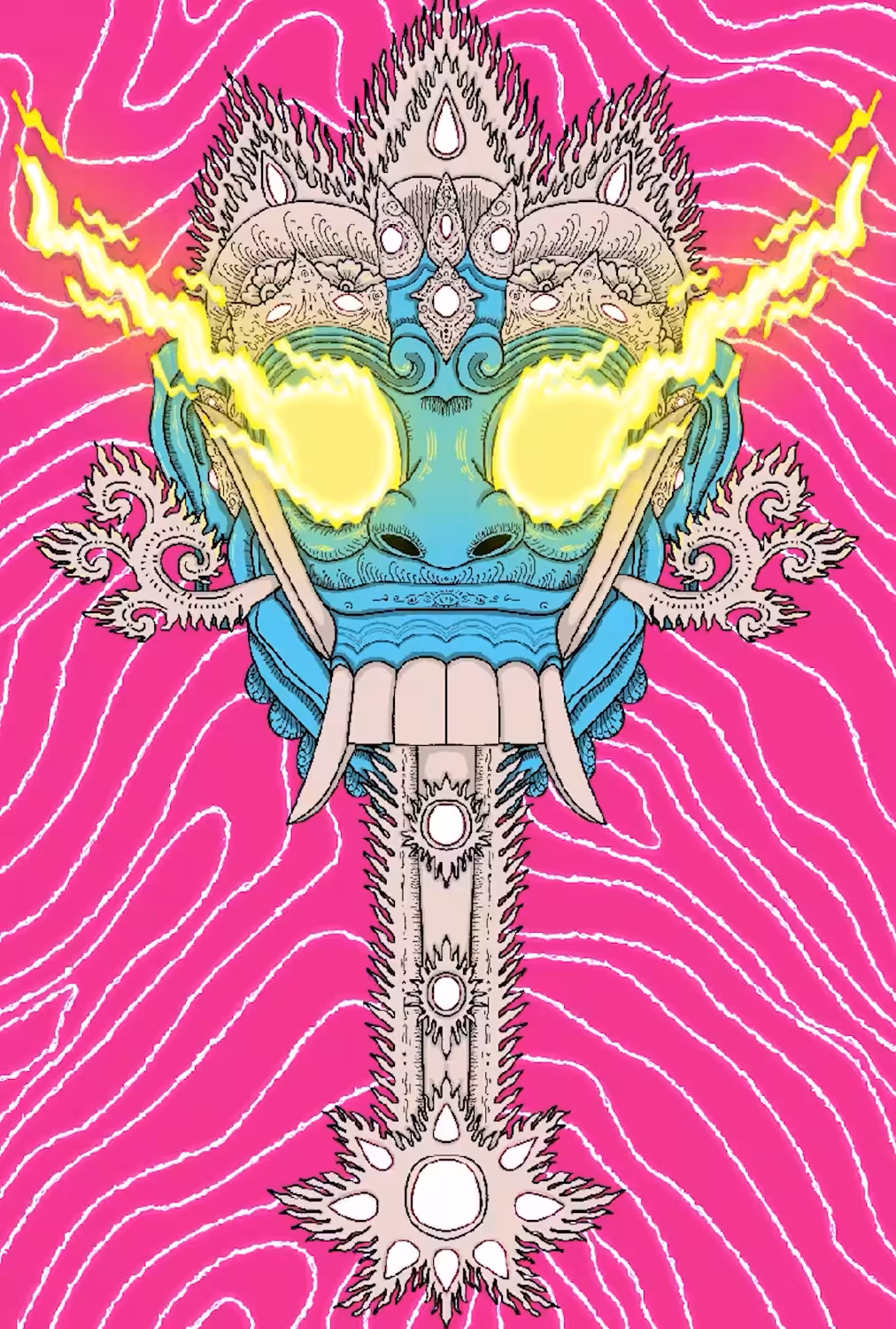 RANGDA MASK