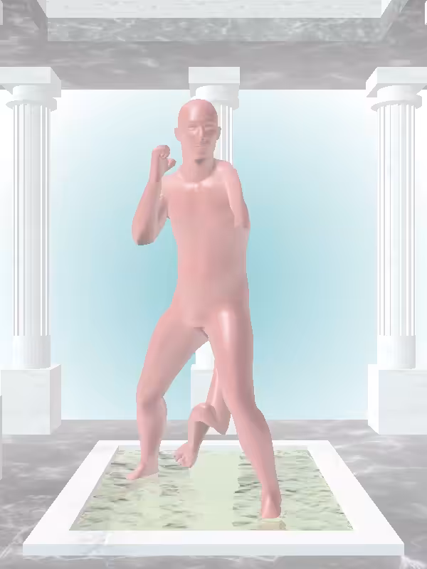 HeavenComputer: The Punching Sealwax Red Man #7082