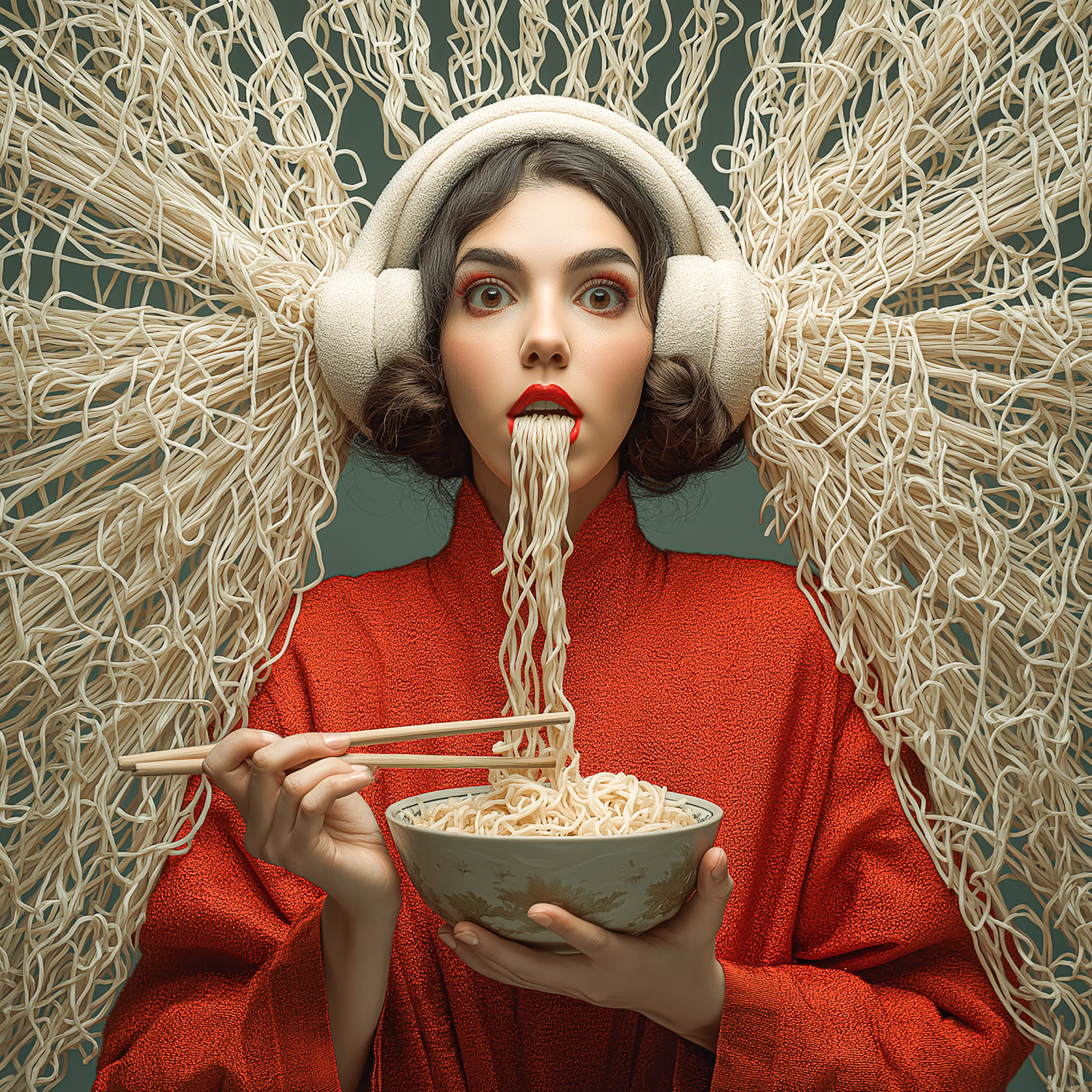 Take the noodles off my ears