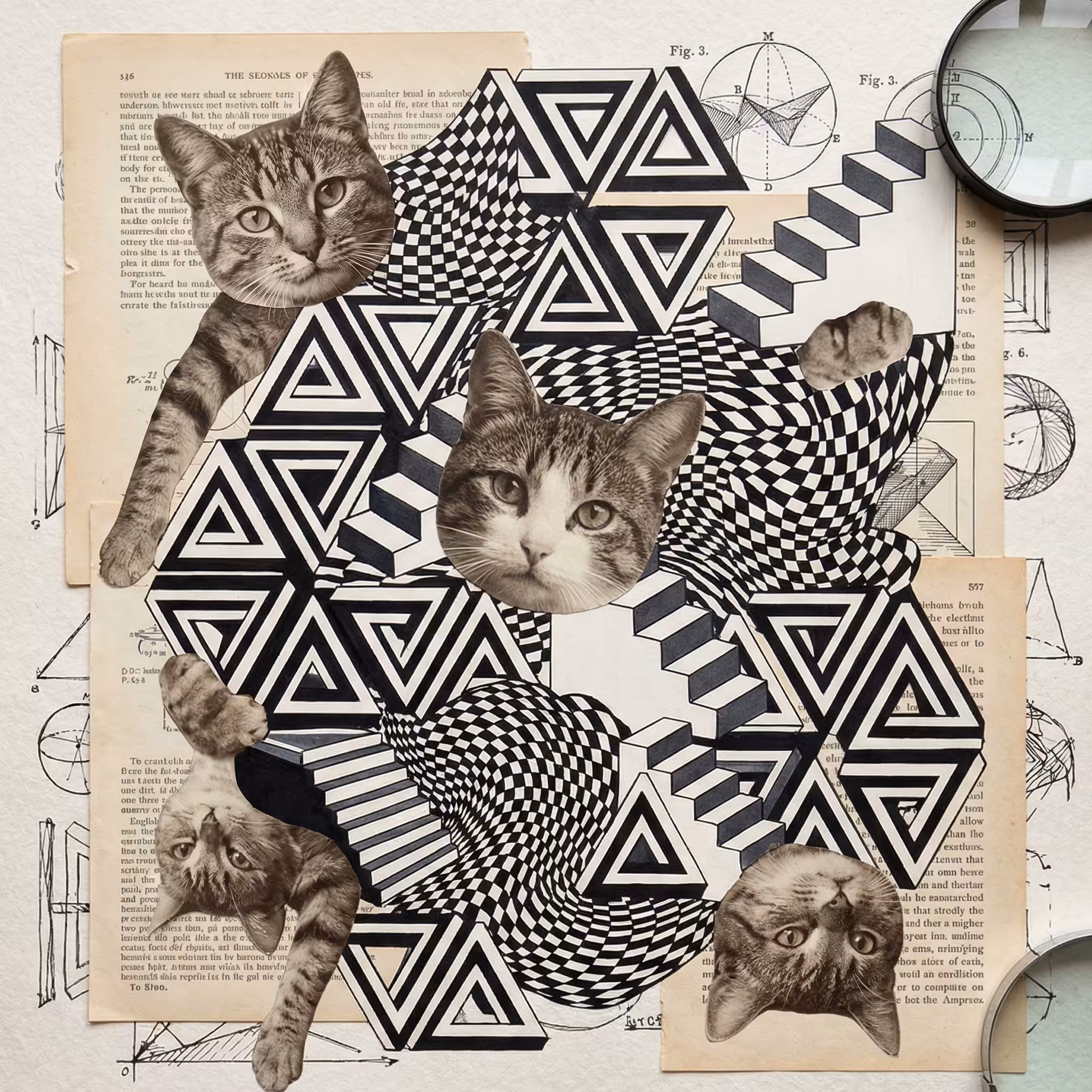abstract cats #7
