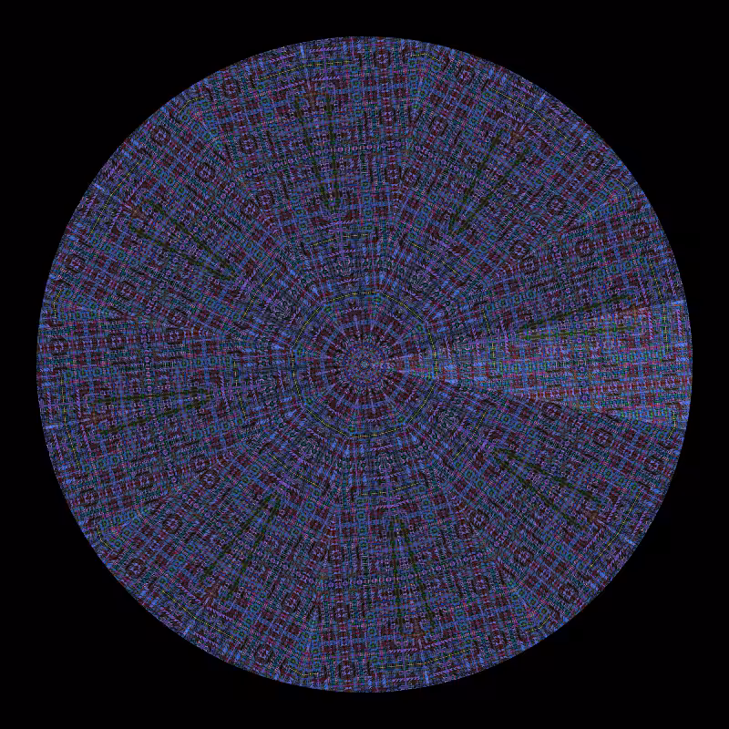 Binary kaleidoscope #14
