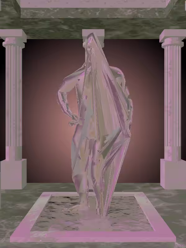 HeavenComputer: The Injured Shimmery Violet Garden Man #5434