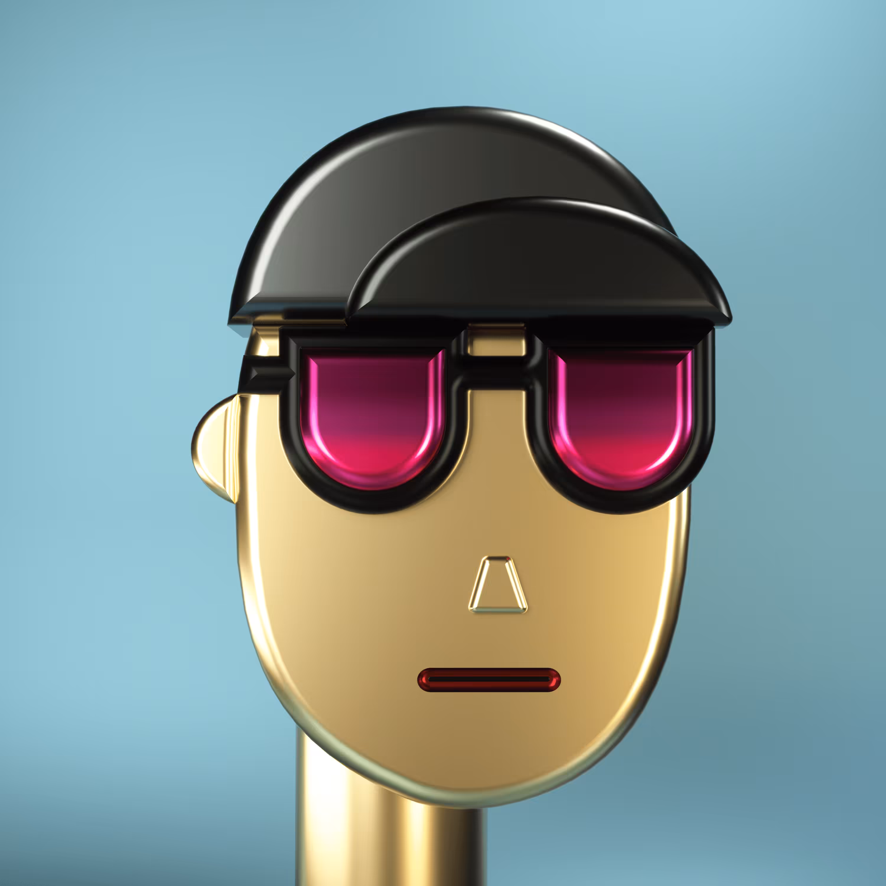 3D Chrome Punk #0969