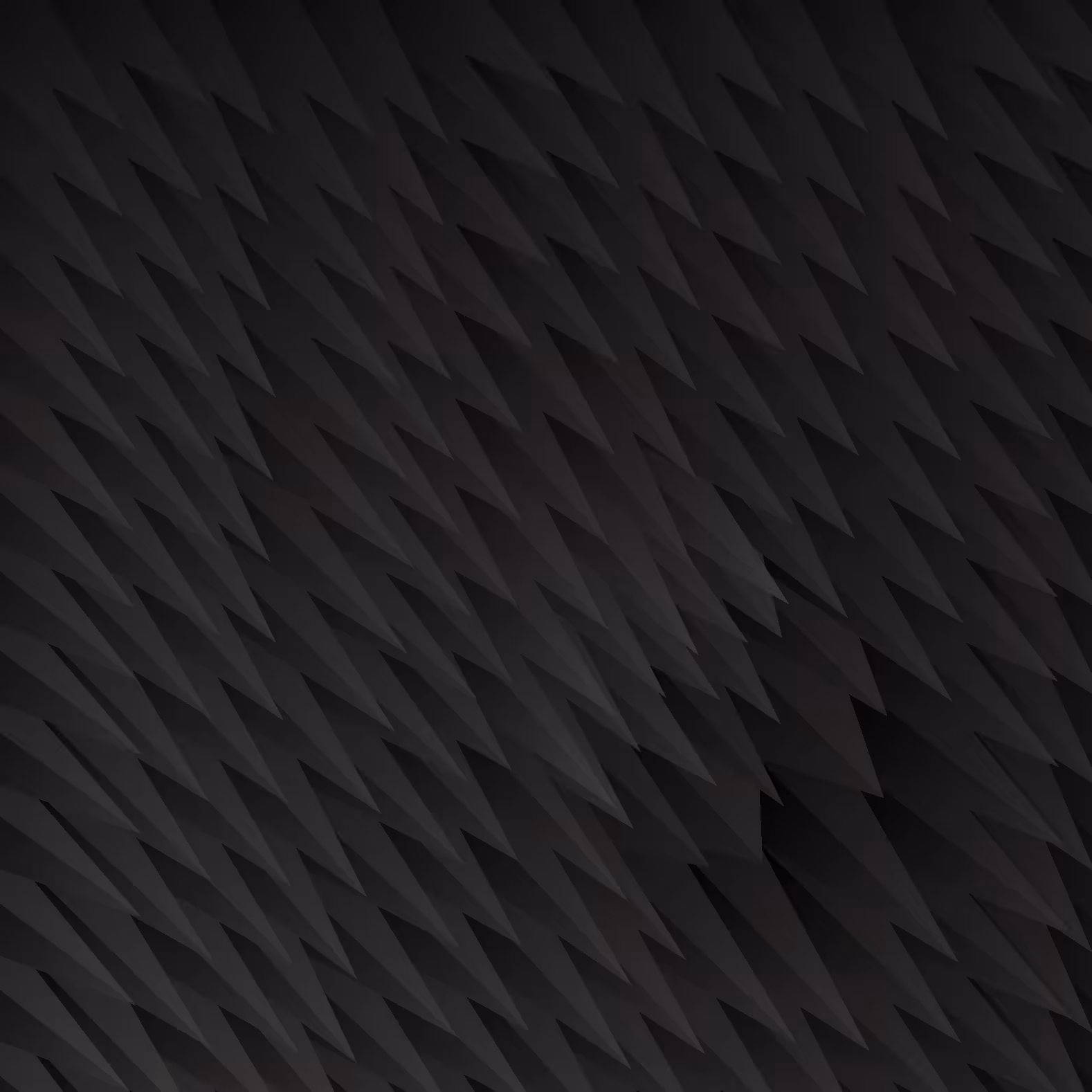  triangles and nothing else in black