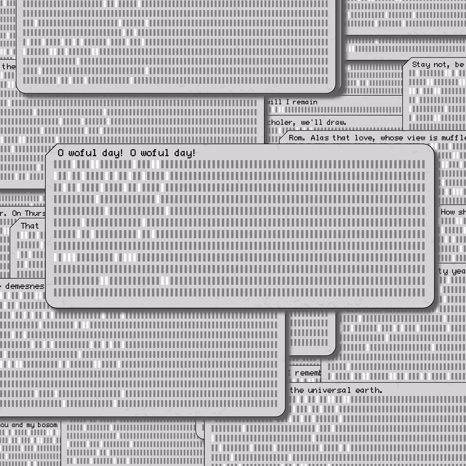 Romeo and Juliet on Punched Cards (Free) #71