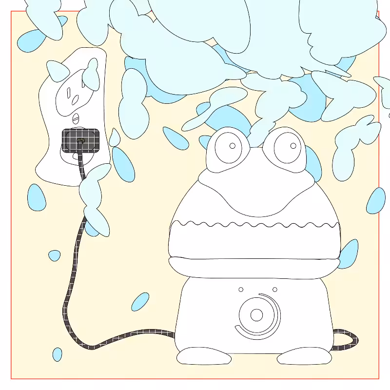 Frog Humidifier #9