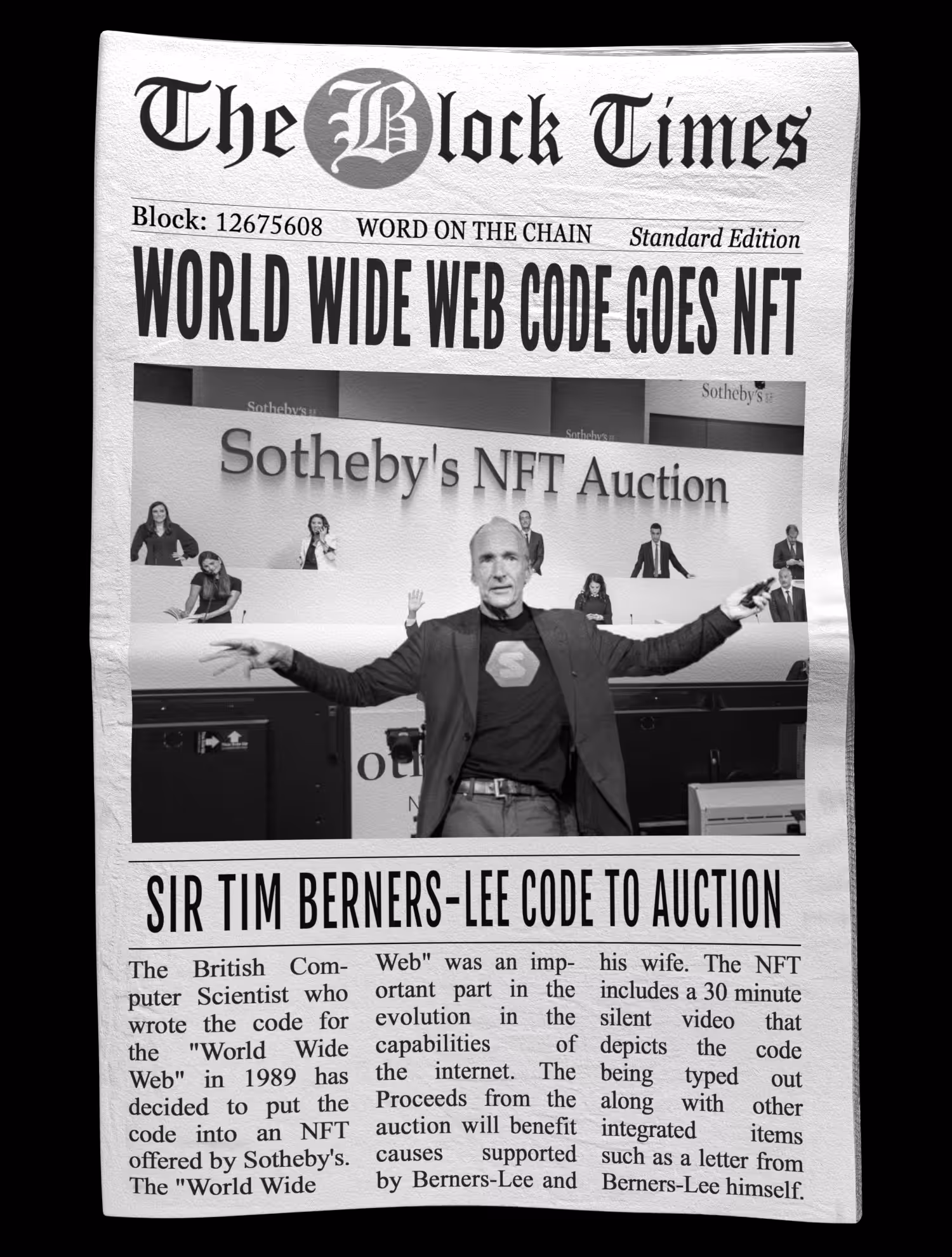 World Wide Web Code Goes NFT | Standard