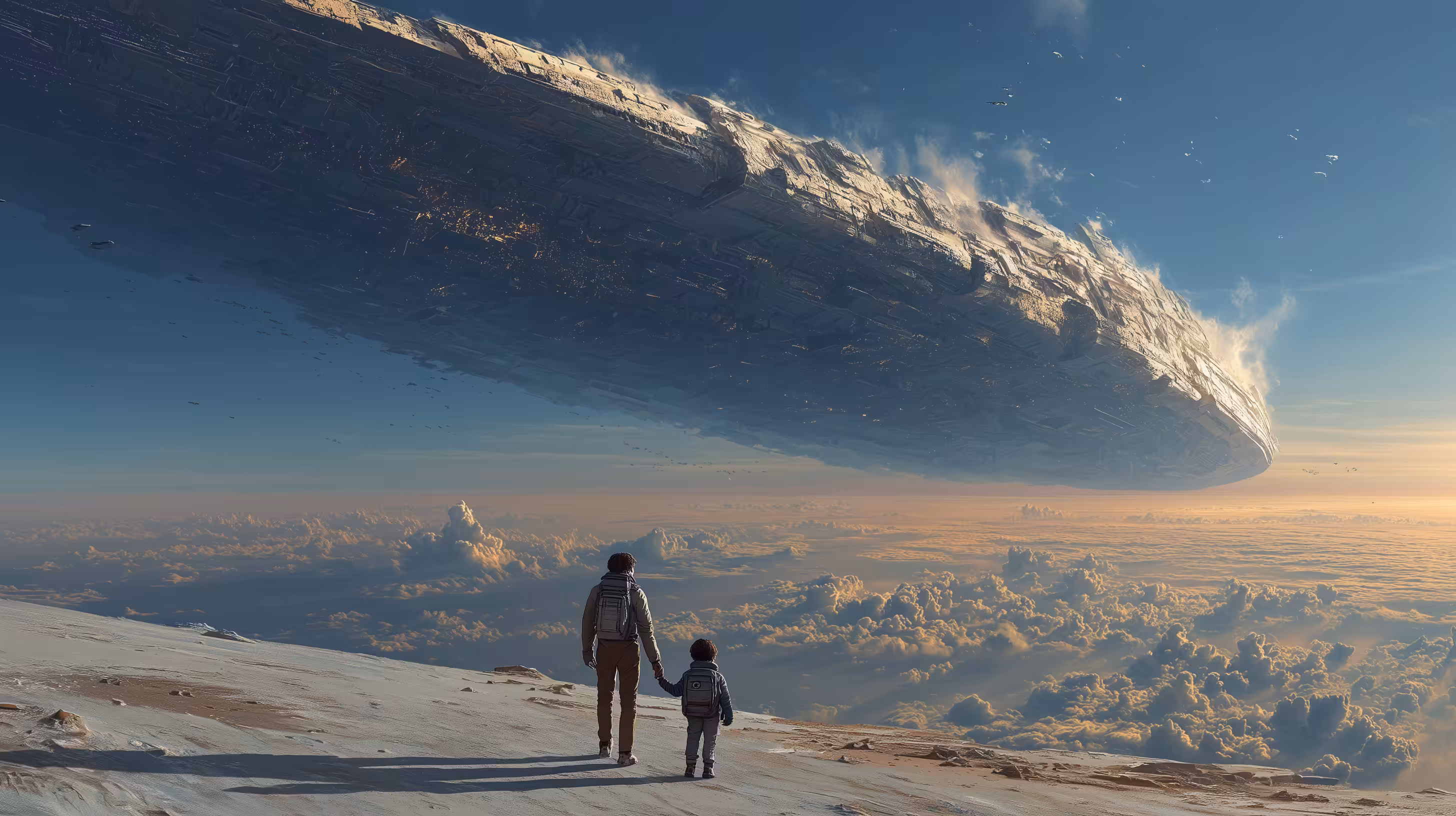 Beneath the Passing Colossus