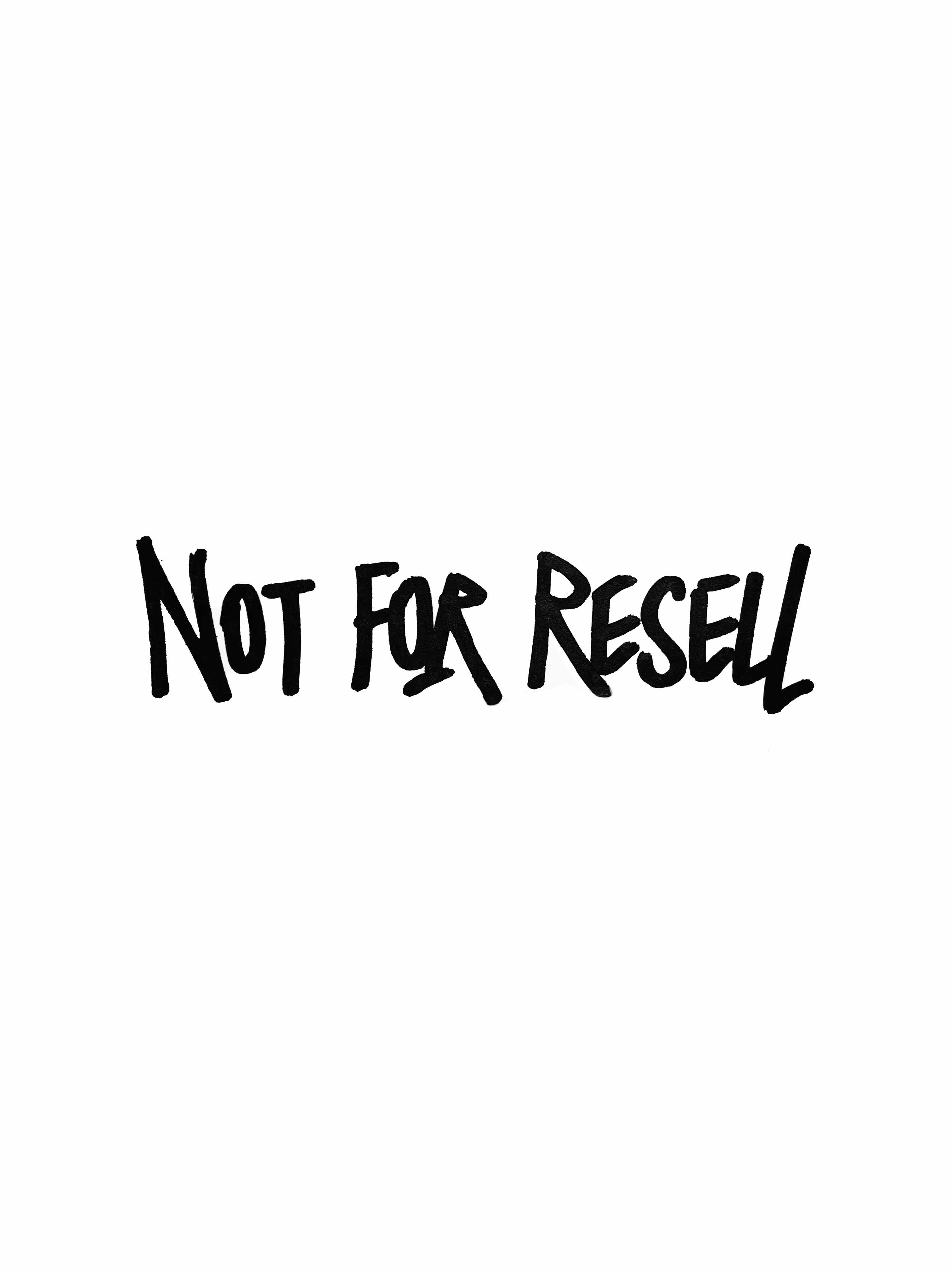 not for resell